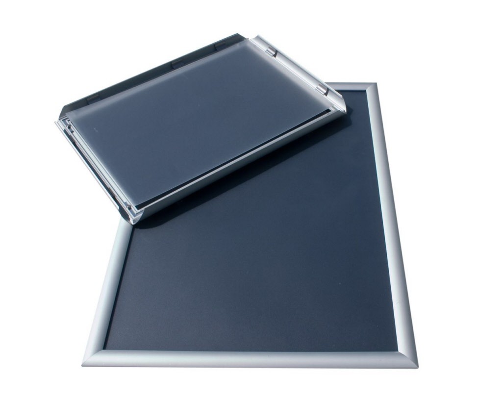 DISPLAY SALES Click Frame Budget 25 mm | Removable Frame in DIN A4 (Pack of 10) | Snap Frame with Mitre Corners